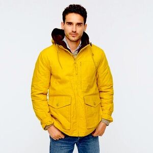 J Crew Wallace & Barnes Fisherman Jacket Scottish Waxed Cotton